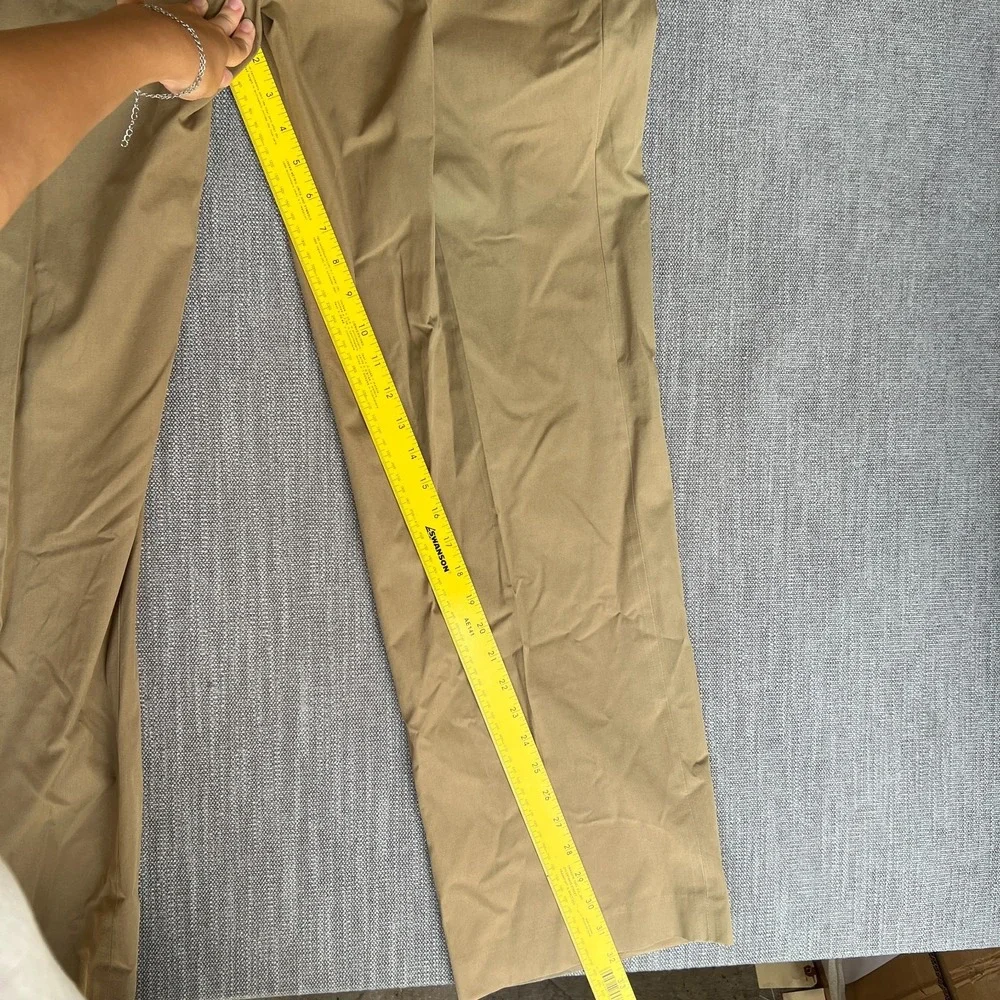 Banana Republic Dress Pants Mens 38x32 Brown Flat Front Formal Office Career